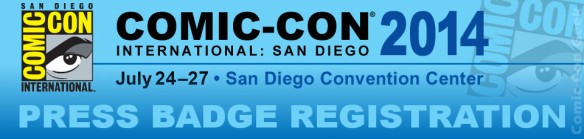 Comic-Con 2014 -  Press Badge Registration - SDCC - Header